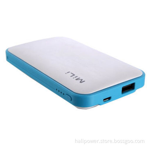 Portable Mobile Power with Built-in Cable 10,000mAh Capacity